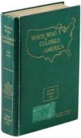 Who&rsquo;s Who In Colored America/ an Illustrated Biographical Directory of Notable Living Persons of African Descent in the United States