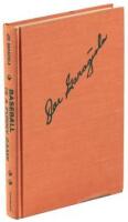 Baseball is a Funny Game - inscribed by Garagiola to Nat King Cole