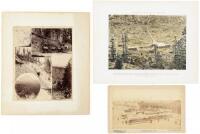 Three photographic views of California scenes