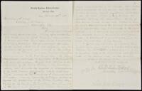 Autograph Letter Signed by Lewis Ledyard Weld, first Secretary of the Colorado Territory, to Salmon P. Chase, Secretary of the Treasury