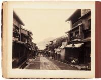38 original albumen photographs of Japan, many hand-colored
