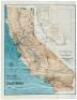 Geographical, Topographical and Railroad Map of California