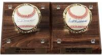 Five autographed baseballs and other memorabilia