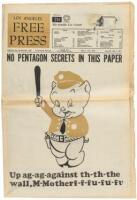 Approximately 220 issues of the Los Angeles Free Press from the late 1960s and early 1970s