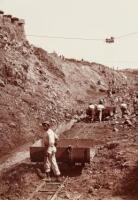 Eighteen photographs of construction of the Panama Canal by the French