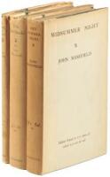 Three works by John Masefield - Signed limited editions