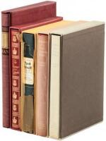 Five volumes of 19/20th century British literature published by Limited Editions Club