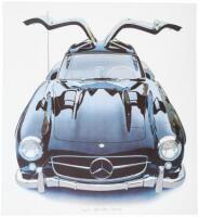 Three Color Lithographs of Classic Cars