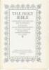The Holy Bible, Containing the Old and New Testaments - Designed by Bruce Rogers - 2