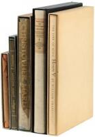 Five volumes by English Renaissance poets and playwrights published by Limited Editions Club
