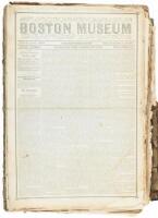 Bound volume of "Boston Museum" newspaper