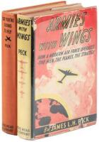 Group of 2 books and 2 periodical articles by James L.H. Peck, Black aviation expert and fighter pilot in the Spanish Civil War