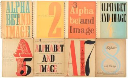 Alphabet and Image, Numbers 1 through 8 (all published)