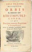 Descriptio Orbis & omnium eius Rerumpublicarum. In Qua Praecipua omnium Regnorum & Rerumpublicarum