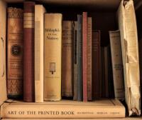 Box of miscellaneous works, mostly books about books