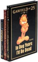 Three volumes of signed Garfield comics