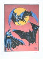 Batman Tribute - limited edition color lithograph