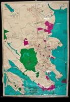Official Hearne Brothers Polyconic Projection Map of Marin County, California.