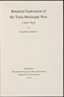 Botanical Exploration of the Trans-Mississippi West: 1790-1850