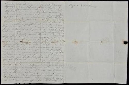 Autograph Letter Signed, from Robert H. McCurdy to his son, who knew Herman Melville and has been portrayed as his lover