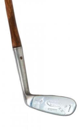 Ded Stop - Spalding Gold Metal Mashie Niblick with waffle face