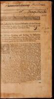 Acts of Assembly passed in the Province of New-York, from 1691 to 1725. Examined and compared with the originals in the Secretary's Office