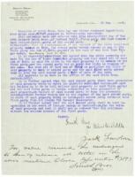 Typed agreement for purchase by Jack London of a typewriter, to be paid for in installments, signed by London