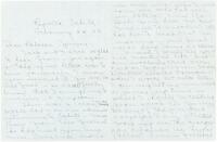 Two letters from Charmian London to Rebecca Spring, one written from Oakland, California, the other from Papeete, Tahiti