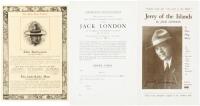 Fifteen promotional pieces for Jack London and his writings