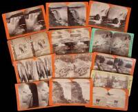 Twenty-eight stereoview cards of Niagara Falls