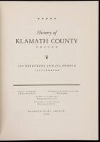 History of Klamath County, Oregon