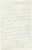 Autograph Letter, signed, from the Duke of Wellington