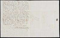 1849 Letter to guardian of first US postage stamps