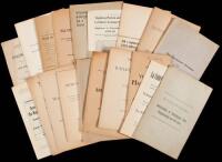 Nineteen pamphlets of political nature from the turn of the century