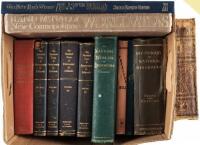 Shelf of twelve miscellaneous volumes