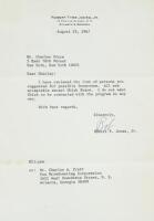 Typed Letter Signed from Bobby Jones to friend and sportswriter Charles Price