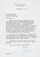 Typed Letter Signed by Bobby Jones to golf writer Charles Price with funny and personal content