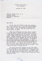 Typed Letter Signed from Bobby Jones to British golfer Cyril H. Tolley regarding the seventeenth hole at St. Andrews in 1930