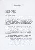 Typed Letter Signed from Bobby Jones to golf book collector Colonel R. Otto Probst regarding the work of golf course architect, Dr. Alister MacKenzie