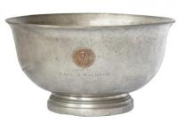 Vice President's Trophy 1916 - silver plated bowl golf trophy from Albemarle Golf Club - won by Paul G. Macurda