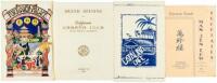 Four scarce southern California restaurant menus of the 1940s