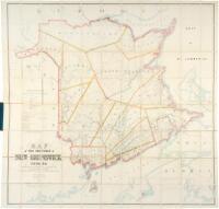 Map of the Province of New Brunswick Compiled and Drawn from the Existing Publications of the Geological Survey of Canada the Admiralty Surveys and the Official Plans in the Crown Lands Office