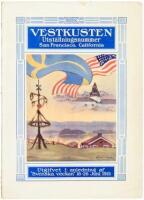 Vestkusten: Utst&auml;llningsnummer. San Francisco, California. Utgifvet i anledning af "Svenska veckan" 16-26 juni 1915