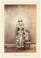 Four original albumen photographs of scenes and people in Burma, sometimes called Myanmar