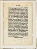 An Original Leaf from the Polycronicon printed by William Caxton at Westminster in the Year 1482: The Life and Works of William Caxton, with an historical reminder of fifteenth century England by Benjamin P. Kurtz together with a Note on the Polycronicon 