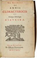 De Annis Climactericis Et Antiqua Astrologia Diatribe