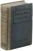 Specimen Book and Catalogue, 1923