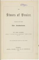 The Stones of Venice - C.L. Dodgson's copy