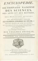 Encyclopédie, ou dictionnaire raisonné des sciences, des arts et des métiers, par une société de gens de lettres