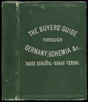 The Buyers' Guide through Germany and Bohemia etc...